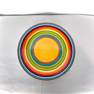 Pier 1 Summer Stripes Plate